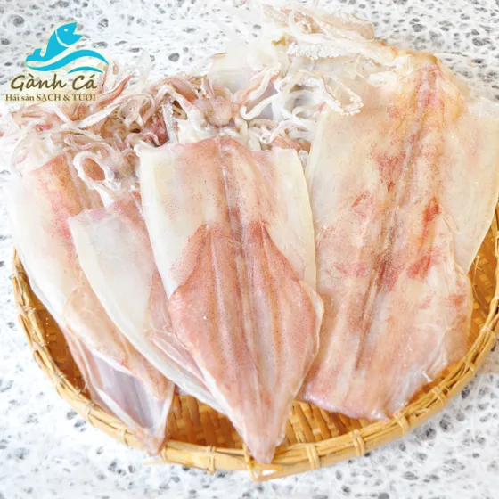 Khô Mực Ống Câu 2 nắng Phan Rang