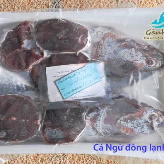 Cá Ngừ làm sạch cắt lát